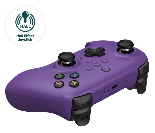 8BitDo Ultimate 2.4G Pad PC Hall Ed Purple RET00417 - 1243075 - zdjęcie 3